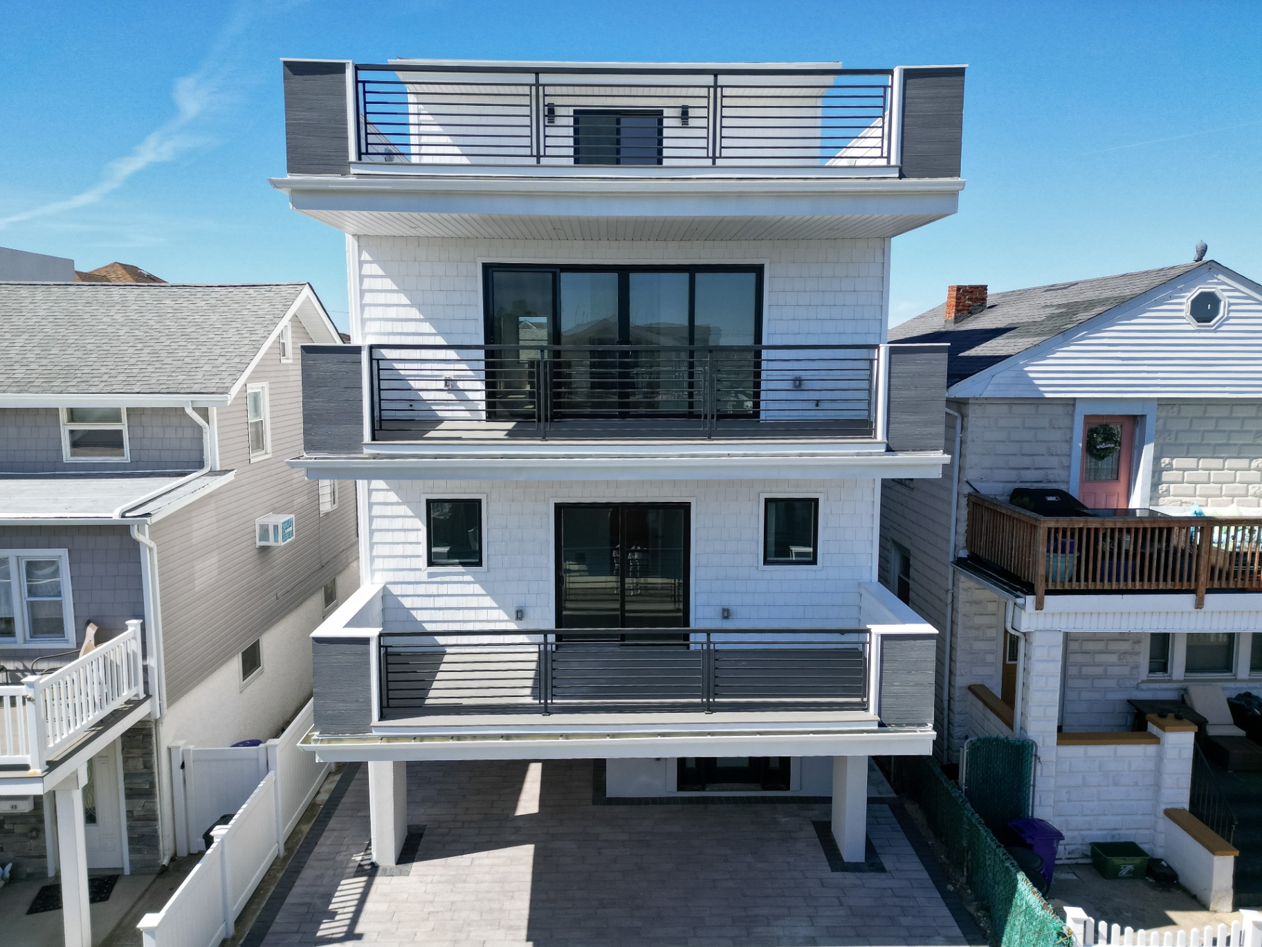 Three-Story Beach House — Exterior in 51 Pennsylvania, Long Beach, NY
