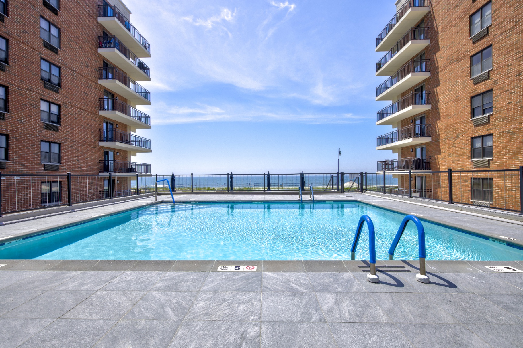 Pool with Ocean View — Exterior in 230 W Broadway, Long Beach, NY