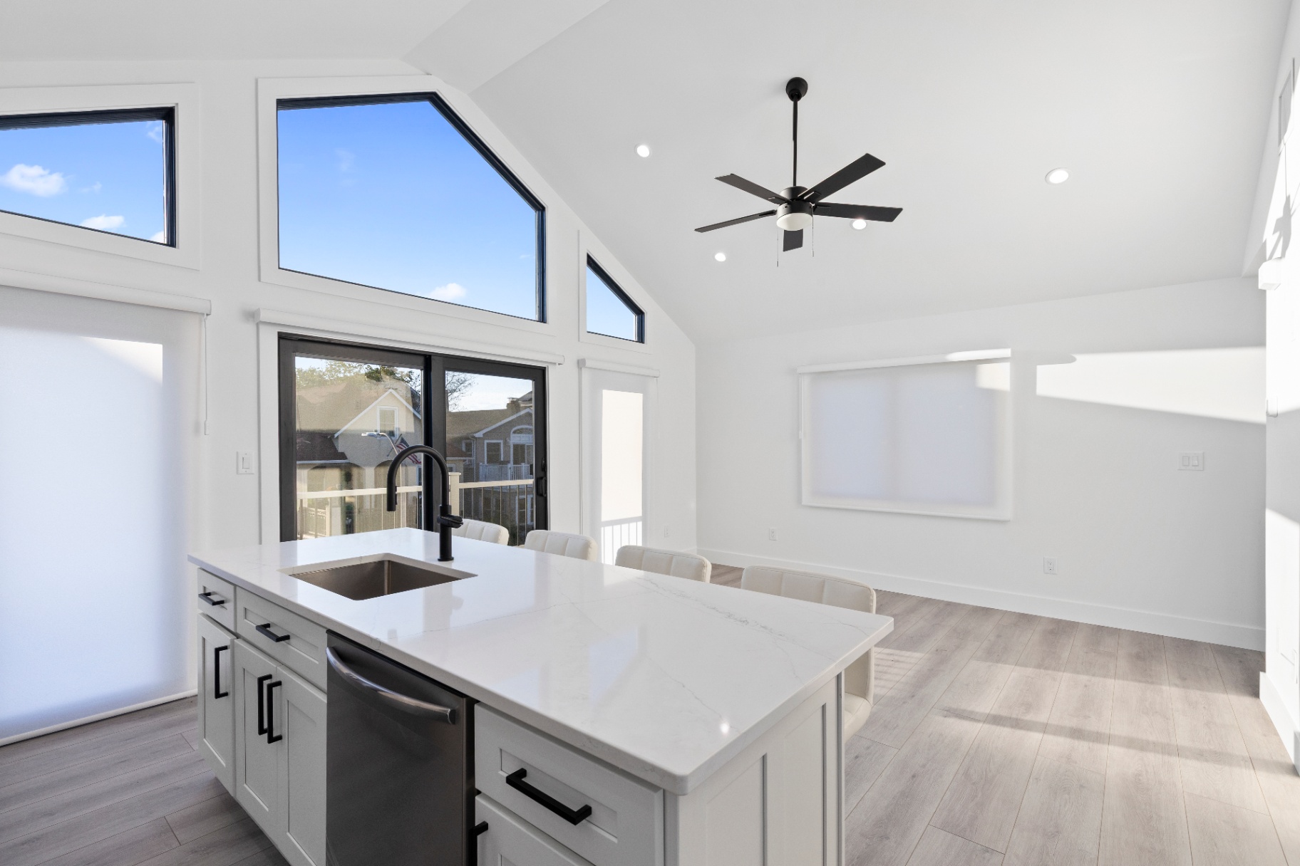 Chandelier Kitchen Island — Interior Photography in Long Island, NY